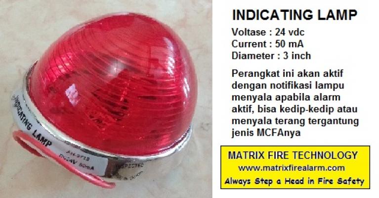 Indicating Lamp / Lampu Indikator Fire Alarm