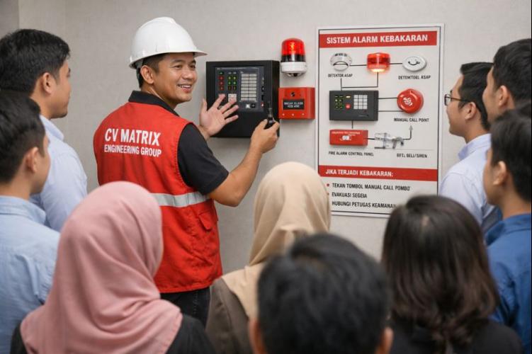 Fire Alarm Kebakaran Sampit Kalteng