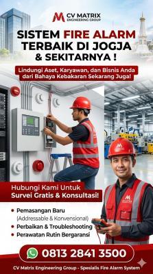 Jasa Layanan Fire Alarm di Jogja Yogyakarta: Solusi Profesional untuk Proteksi Kebakaran yang Andal dan Terpercaya