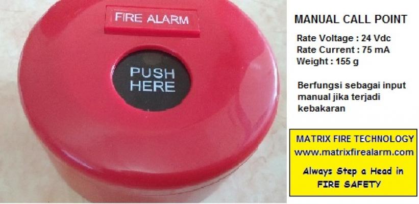 Manual Call Point / Tombol Darurat Fire Alarm