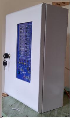 MCFA Konvensional 8 Zona, alarm kebakaran jogja, fire alarm jogja, Instalasi alarm kebakaran jogja, perbaikan alarm kebakaran, perbaikan fire alarm, pembuatan MCFA (Main Control Fire Alarm), pembuatan FACP (Fire Alarm Control Panel)